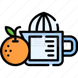柑橘榨汁机图标