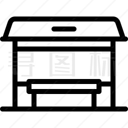 公共汽车站图标