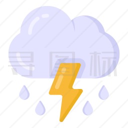 雷雨图标