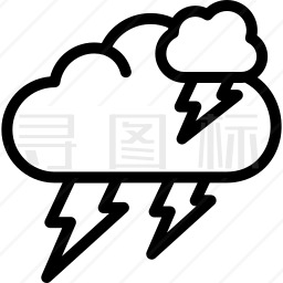 打雷图标