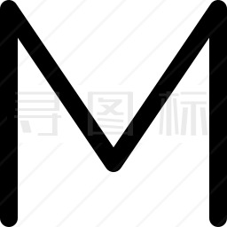 字母M图标