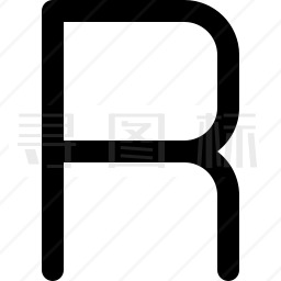 字母R图标