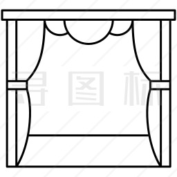 窗帘图标