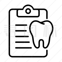 牙科检查图标