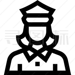 女警察图标