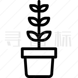 盆栽植物图标