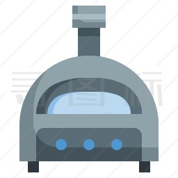 比萨烤炉图标