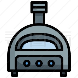 比萨烤炉图标