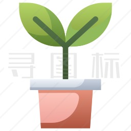 盆栽植物图标