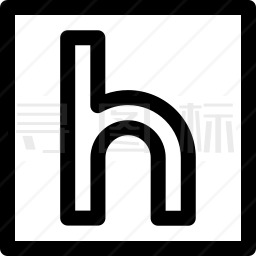 字母H图标