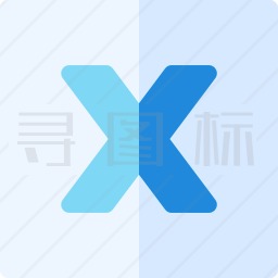 字母X图标