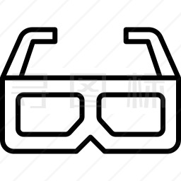 3D眼镜图标