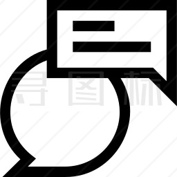 语言气泡图标