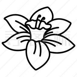 水仙花图标