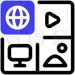 数字内容图标