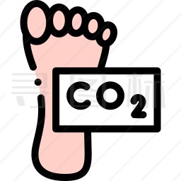 碳足迹图标