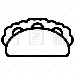 墨西哥玉米薄饼卷图标