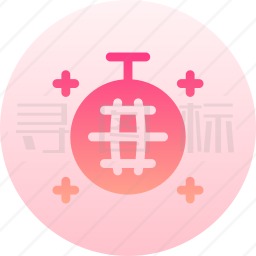 镜面球图标