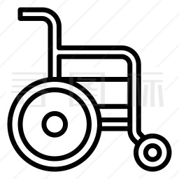 轮椅的简笔画图片