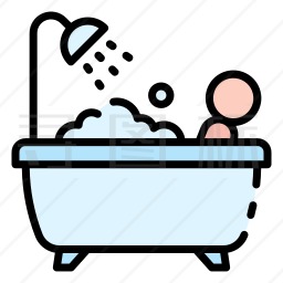 沐浴图标