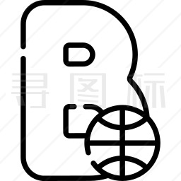 字母B图标