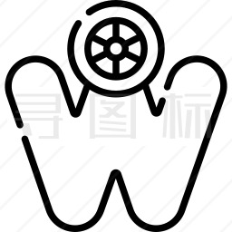 字母W图标