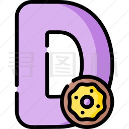 字母D图标