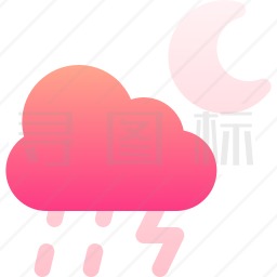 雷雨图标