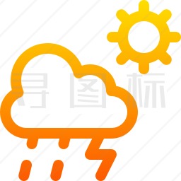 雷雨图标