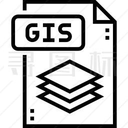 地理信息系统（GIS）图标