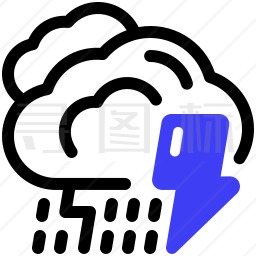 雷雨图标