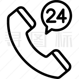 24小时图标