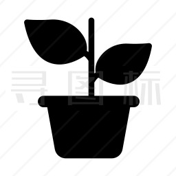 盆栽植物图标