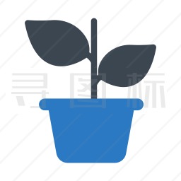 盆栽植物图标