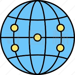 地球网络图标