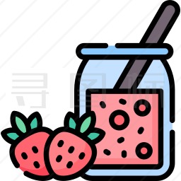 草莓果酱图标