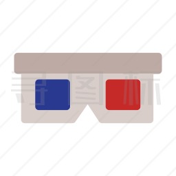 3D眼镜图标