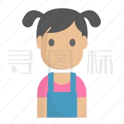 女孩图标