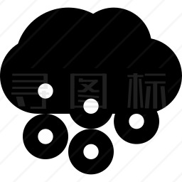 冰雹图标