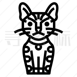 玩具猫图标