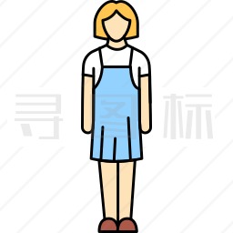 女孩图标