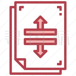 文字高度图标