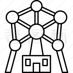 原子球塔图标