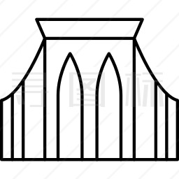 布鲁克林大桥图标