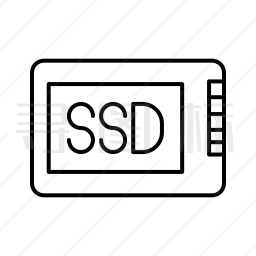 SSD硬盘图标图片