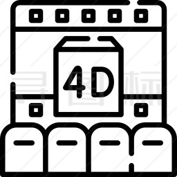 电影4d图标