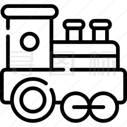 玩具火车图标