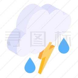 雷雨图标