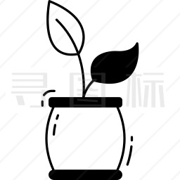 盆栽植物图标