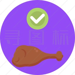 肉图标